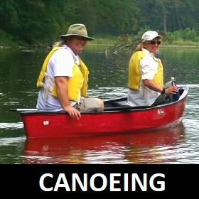 Canoeing at NY River Adventures